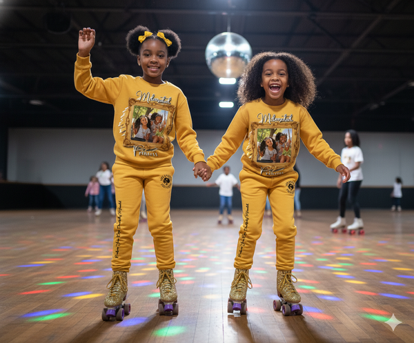 "Bestie Swing Time" Radiant Yellow Set  Kid medium